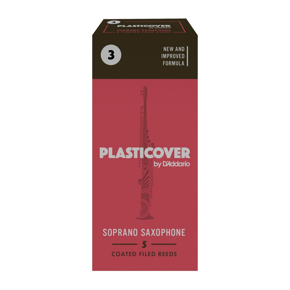 RRP05SSX300 - Rico Plasticover box of 5 x soprano saxophone reeds 3.0