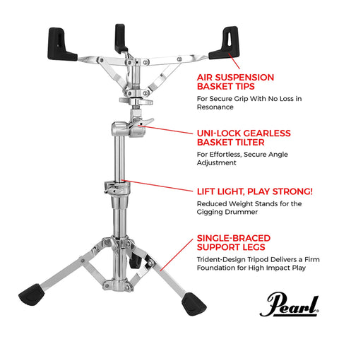 S930S - Pearl S930S single-braced snare drum stand Default title