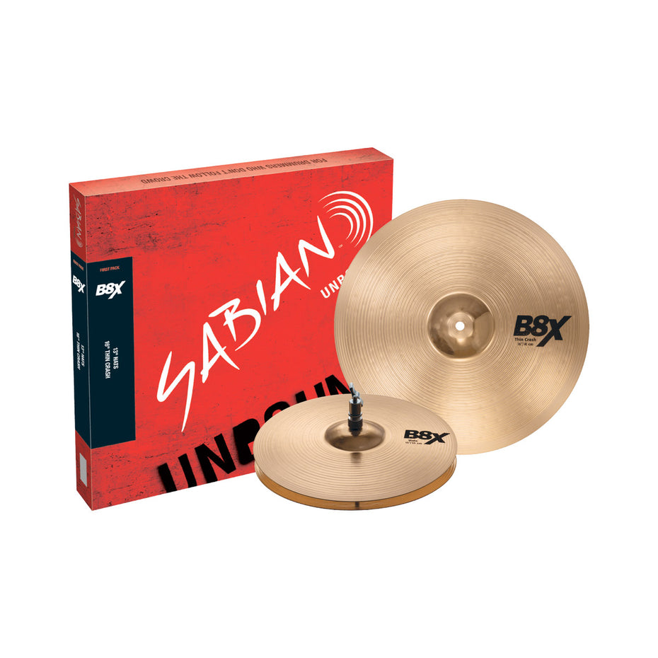 SAB45001X - Sabian B8X First Pack cymbal set 13