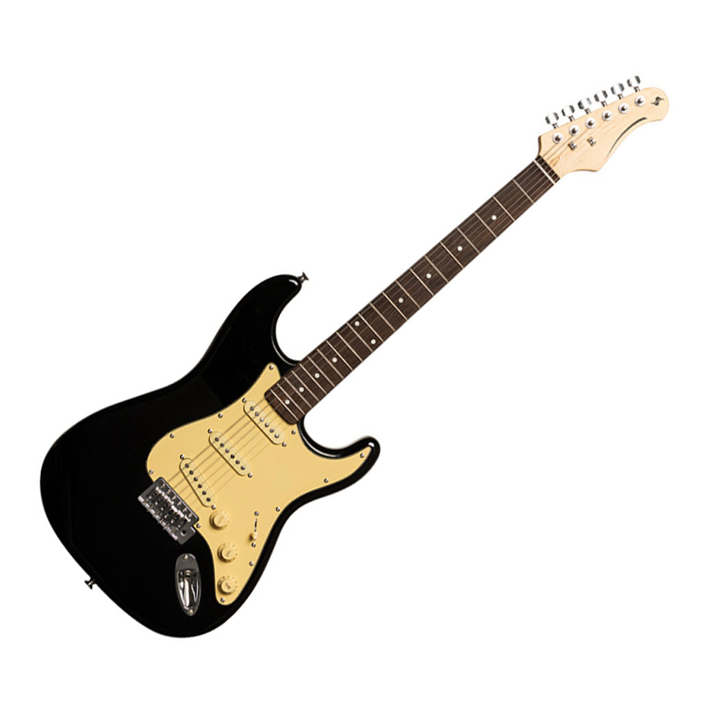 SES-30-BK - Stagg SES-30 Standard S electric guitar Black / A1
