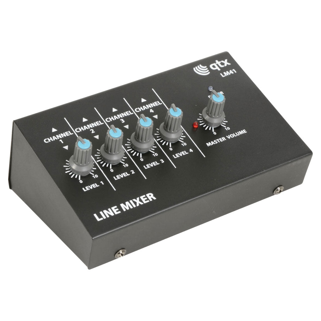 SK170204 - QTX LM41 4 channel mini line mixer A1