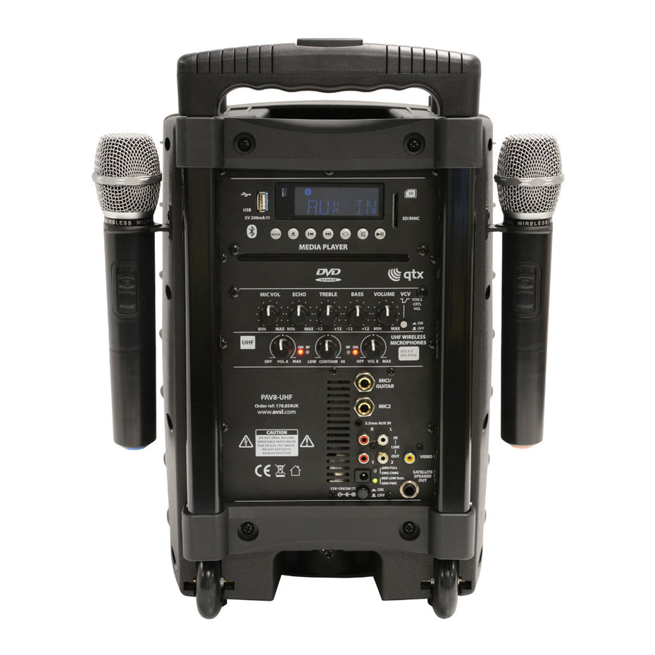 SK178859 - QTX PAV portable PA set 2 x 8