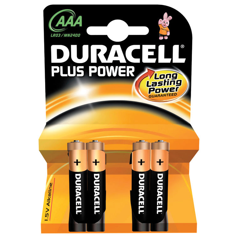 SK656941 - Duracell alkaline pack of 4 AAA batteries Default title