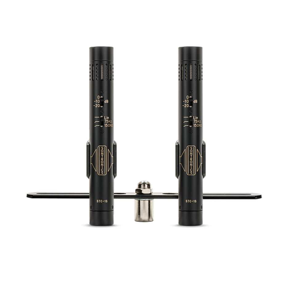 STC1SBL - Sontronics pair of STC-1S condenser microphones Black
