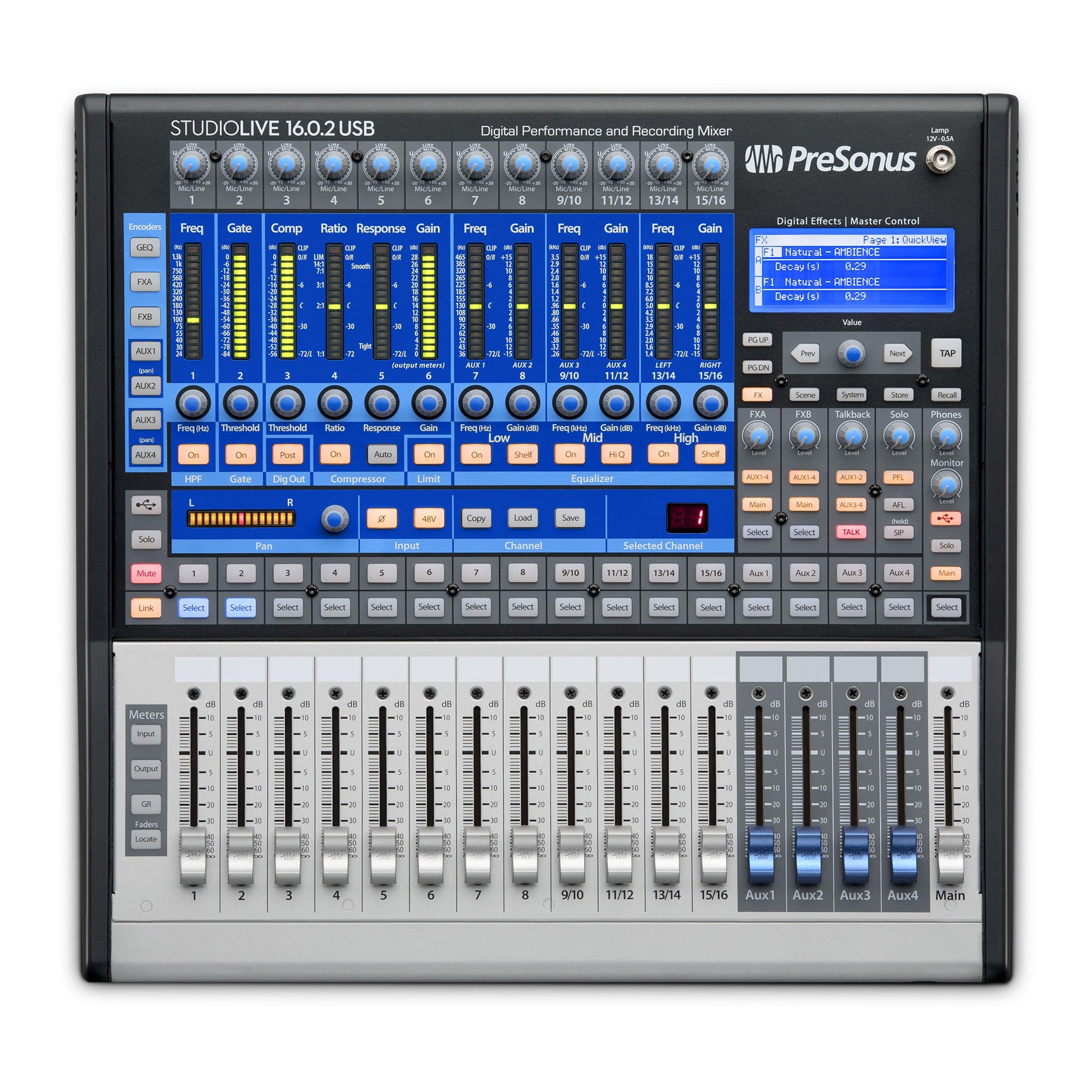 277-9204-501 - PreSonus StudioLive Classic 16.0.2 USB digital console mixer A1