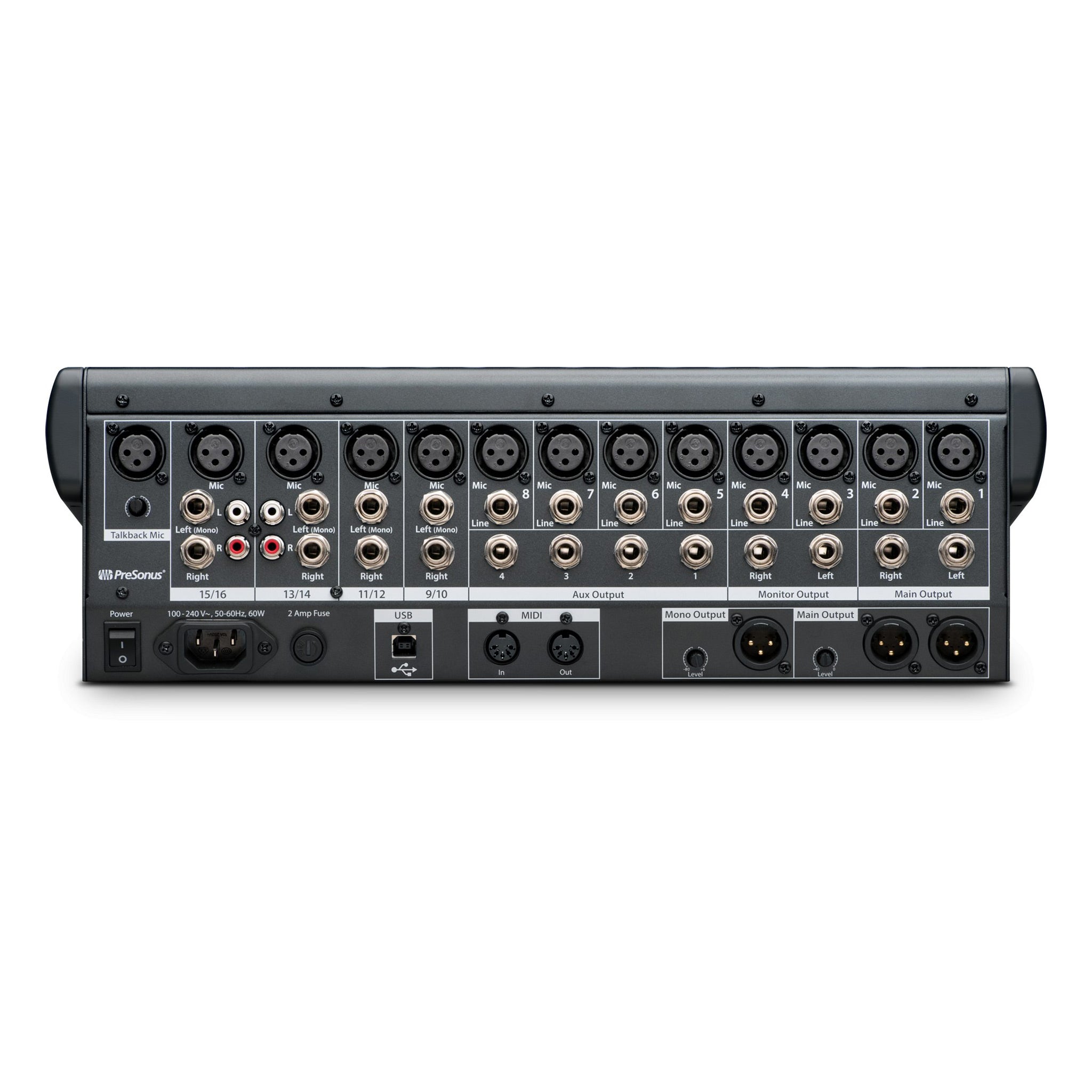 277-9204-501 - PreSonus StudioLive Classic 16.0.2 USB digital console mixer A1