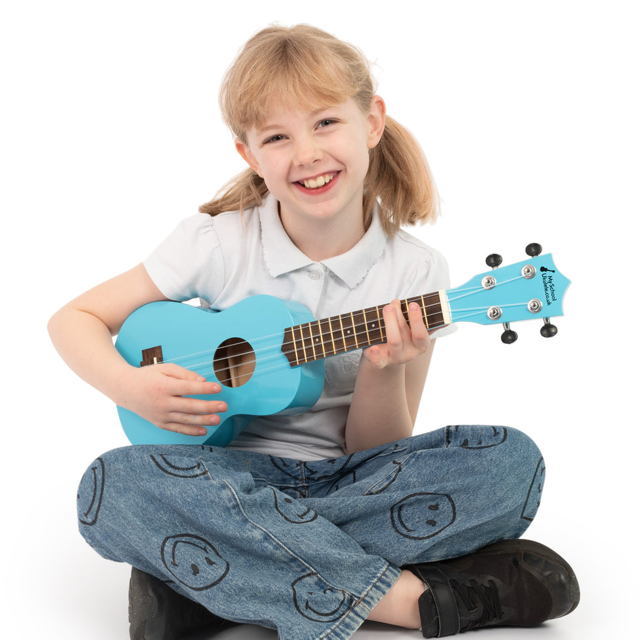 MYSCHOOLUKE-NAT,MYSCHOOLUKE-BK,MYSCHOOLUKE-DBU,MYSCHOOLUKE-LBU,MYSCHOOLUKE-PU,MYSCHOOLUKE-RD - My School Ukulele soprano uke Natural