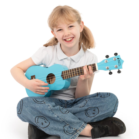 MYSCHOOLUKE-NAT,MYSCHOOLUKE-BK,MYSCHOOLUKE-DBU,MYSCHOOLUKE-LBU,MYSCHOOLUKE-PU,MYSCHOOLUKE-RD - My School Ukulele soprano uke Natural