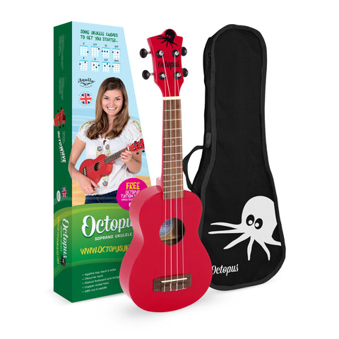 UK205-12 - Octopus Academy soprano ukulele classroom pack of 12 Default title