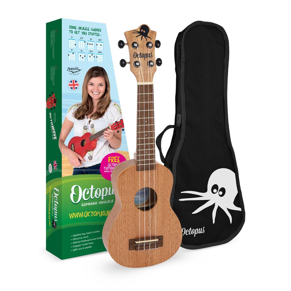 UK205-12 - Octopus Academy soprano ukulele classroom pack of 12 Default title