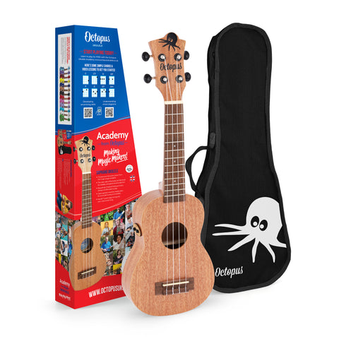 UK205E - Octopus Academy electro-acoustic soprano ukulele Default title