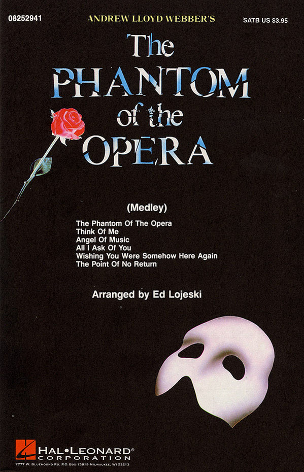AM83346 - The Phantom of the Opera (Choral Medley) - SATB Default title