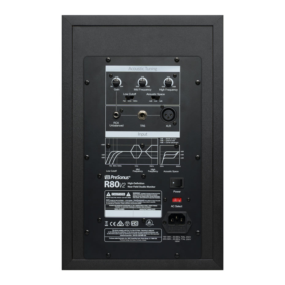 277-7504-204 - PreSonus V2 studio monitor R80 8