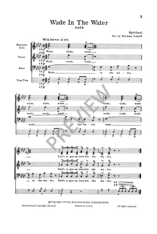 HL08501058 - Norman Luboff: Wade In the Water (SATB) Default title