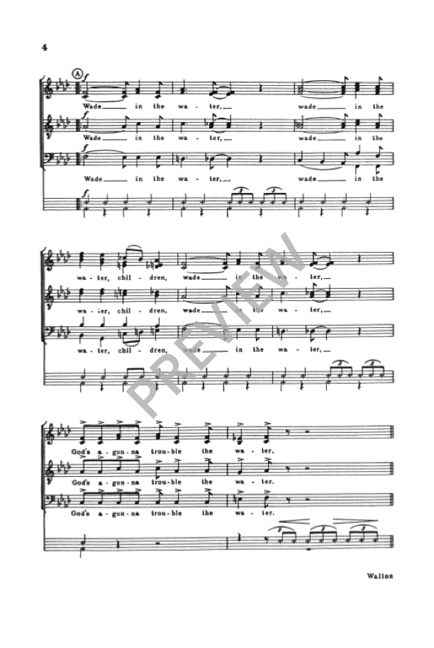 HL08501058 - Norman Luboff: Wade In the Water (SATB) Default title