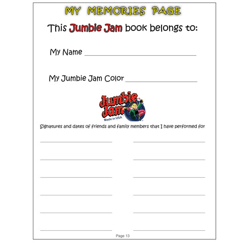 JJ5514 - Jumbie Jam - Songs By Letter Children's Favourites for Steel Drum Default title