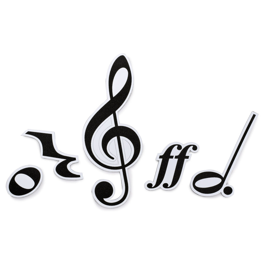 WMN10 - Magnetic symbols 1 - notes, rests, clefs and dynamics Default title