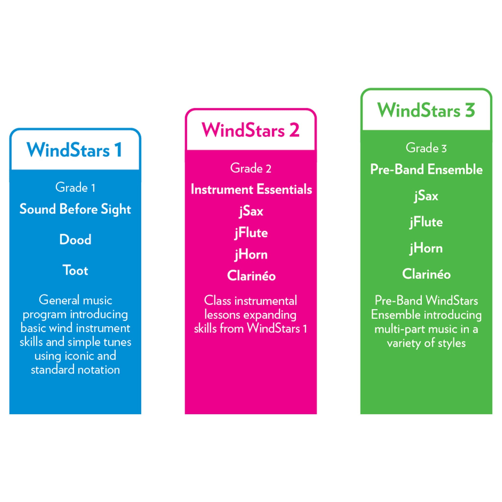 NWS2-JH - Nuvo WindStars jHorn class set of 4 A1