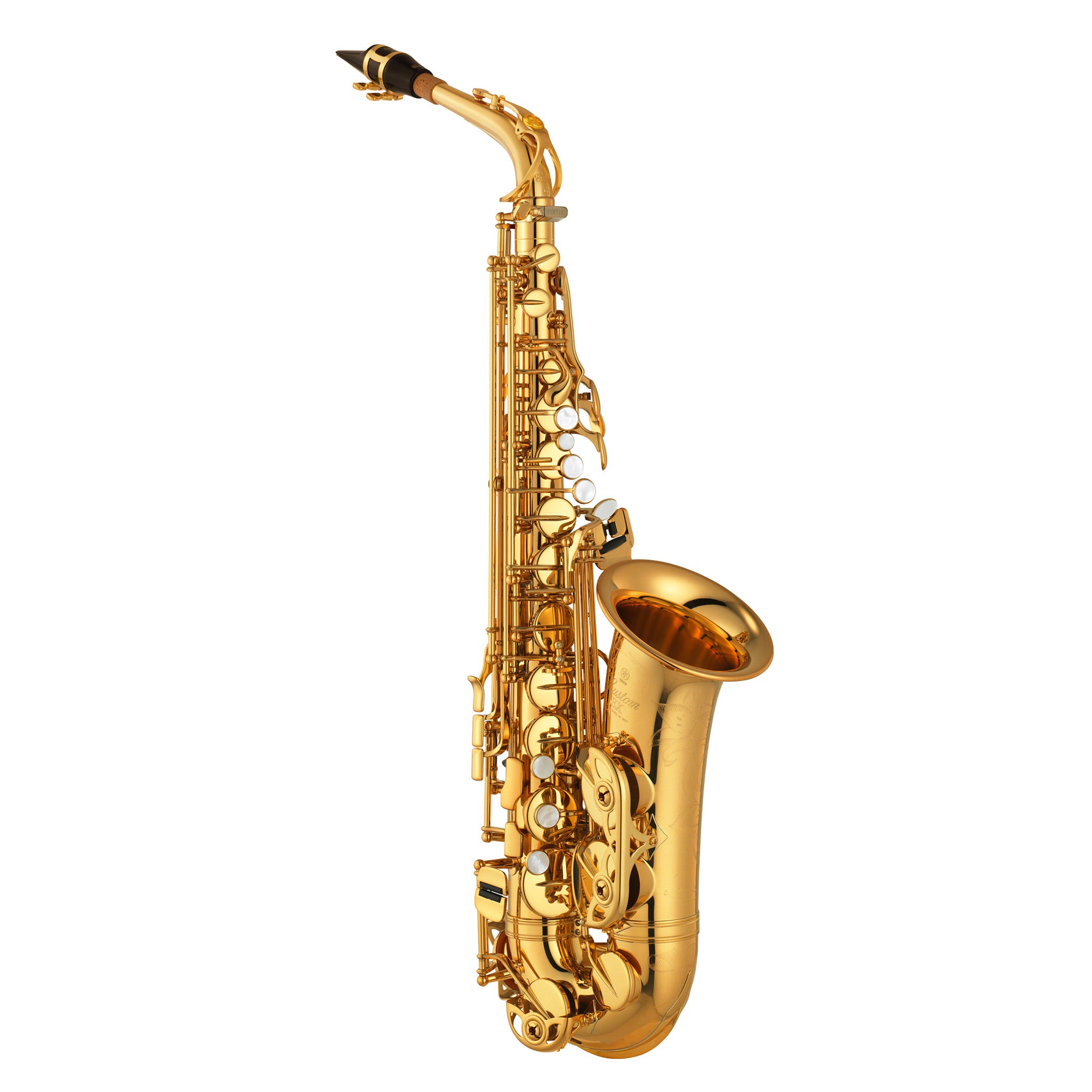 Yamaha YAS875EX Custom series professional alto saxophone outfit
