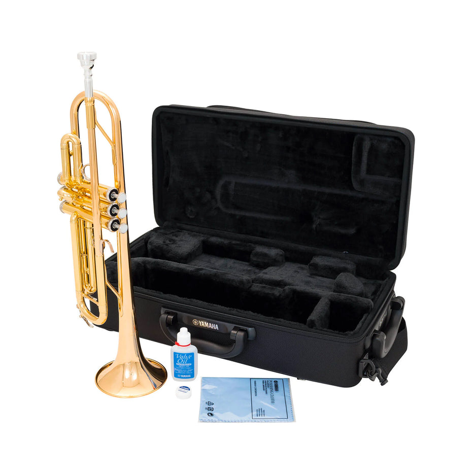 YTR4335GII - Yamaha YTR4335GII intermediate Bb trumpet outfit Gold lacquer