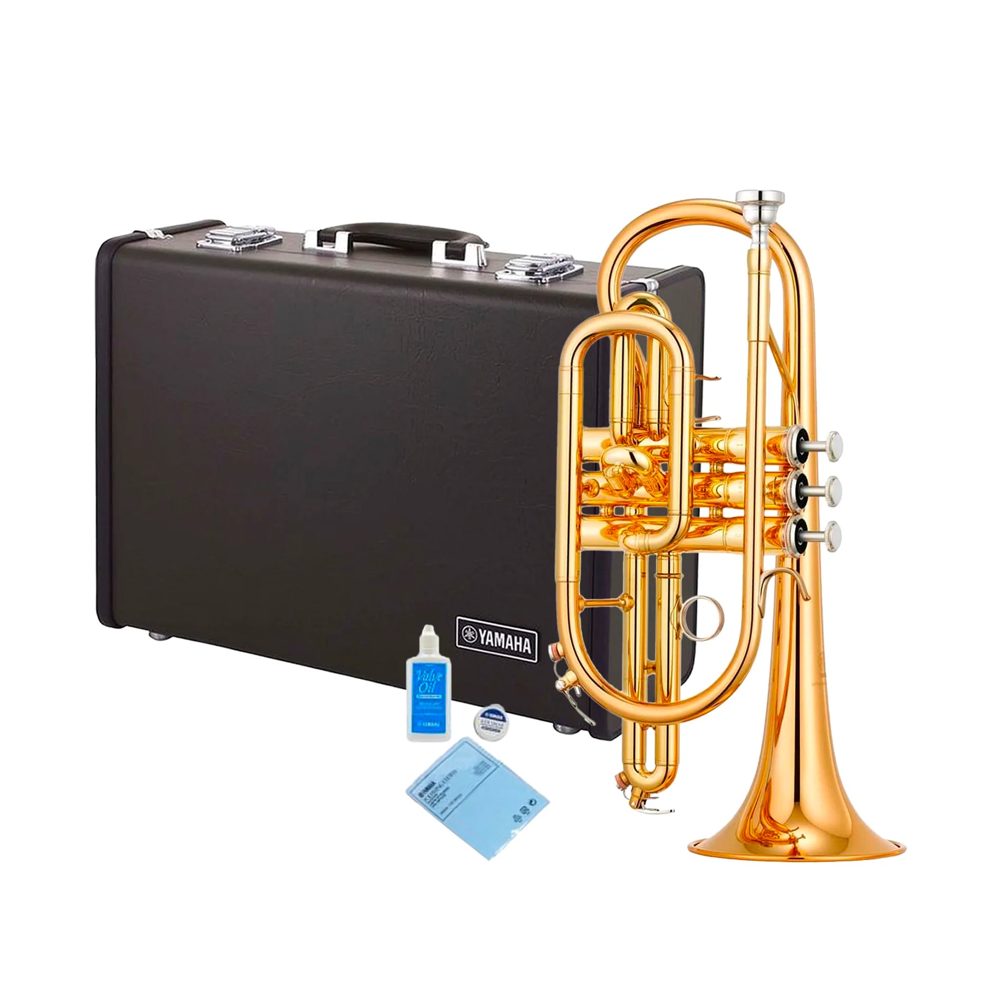 YCR4330GII - Yamaha YCR4330GII intermediate Bb cornet outfit Gold lacquer / A1