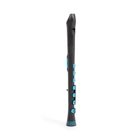 N320RDBBL - Nuvo N320 descant recorder+ Black with blue trim
