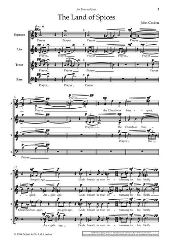 ED12421 - Casken Three Choral Pieces. for Unaccompanied Voices (SATB) Default title