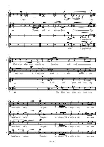 ED12421 - Casken Three Choral Pieces. for Unaccompanied Voices (SATB) Default title