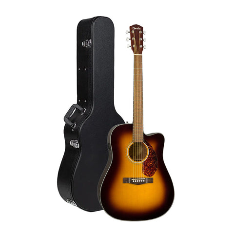 097-0213-332 - Fender CD140SCE cutaway electro-acoustic guitar Sunburst