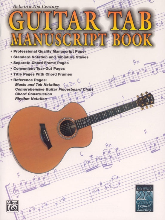 ALF1576238768 - Belwin's 21st Century Guitar TAB Manuscript Book Default title
