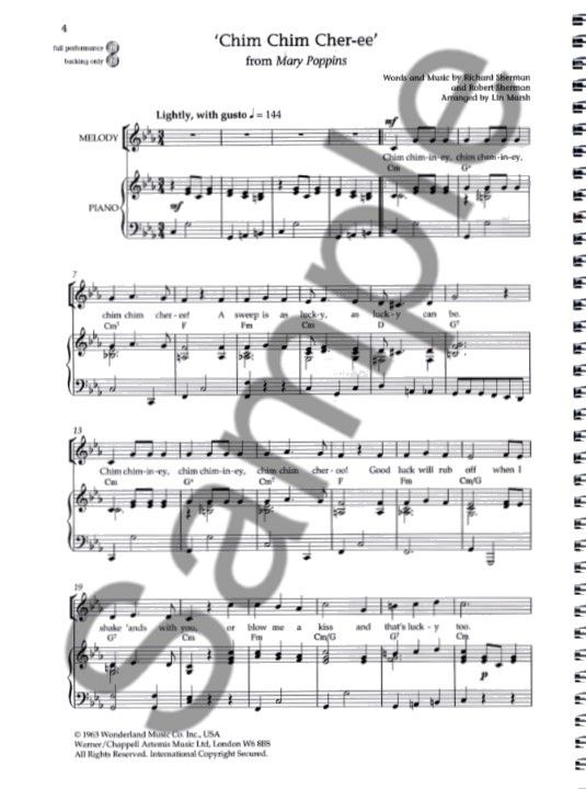 F525032 - Junior Songscape: Stage and Screen (With CD) Default title
