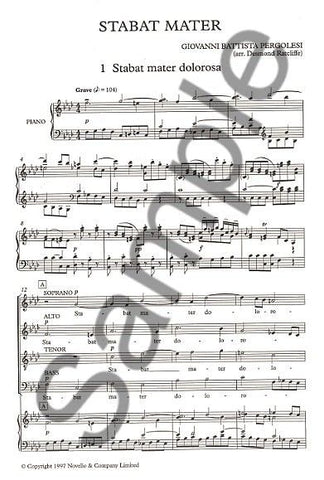 NOV072474 - Stabat Mater SATB Default title