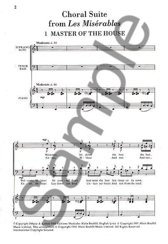 NOV160224 - Les Miserables Choral Suite Default title