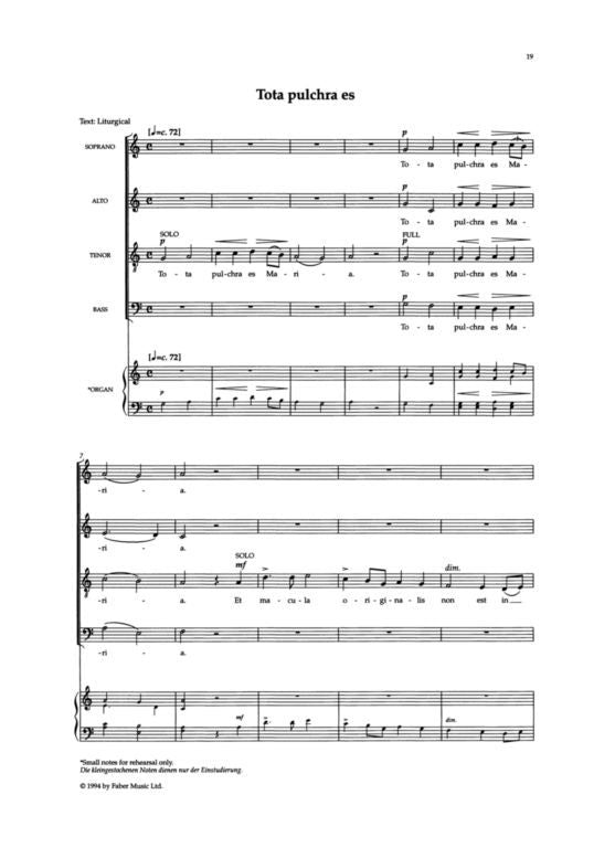 F514731 - Bruckner Six Sacred Choruses SATB and organ or piano Default title