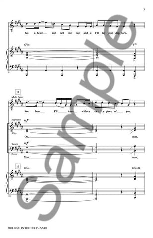 HL08202924 - Adele: Rolling In the Deep SATB Default title