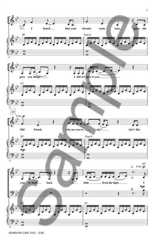 HL08202999 - Adele: Someone Like You SAB Default title