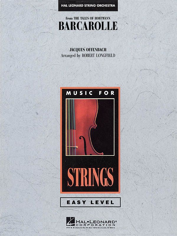 HL04490912 - Barcarolle: Easy Music For Strings Default title