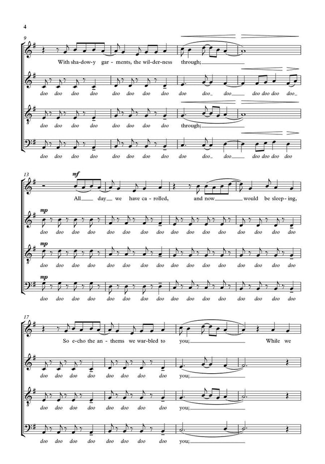 OUP-3543690 - Quartel The Birds' Lullaby: Vocal Score Default title