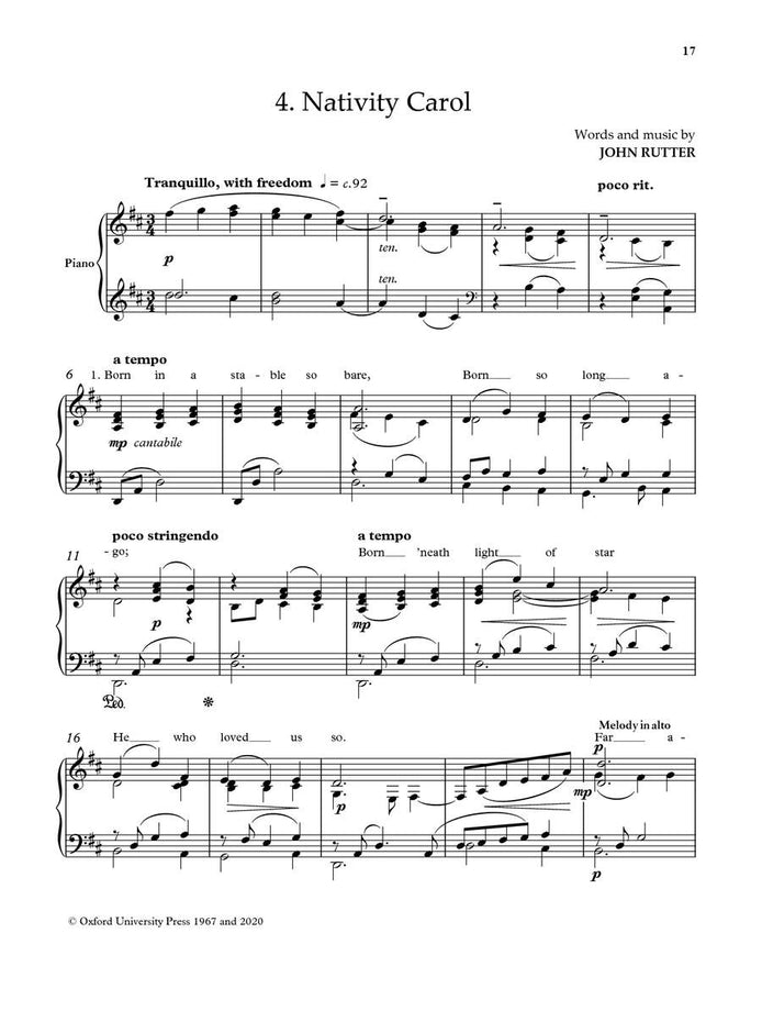 OUP-3547483 - John Rutter Christmas Piano Album Default title