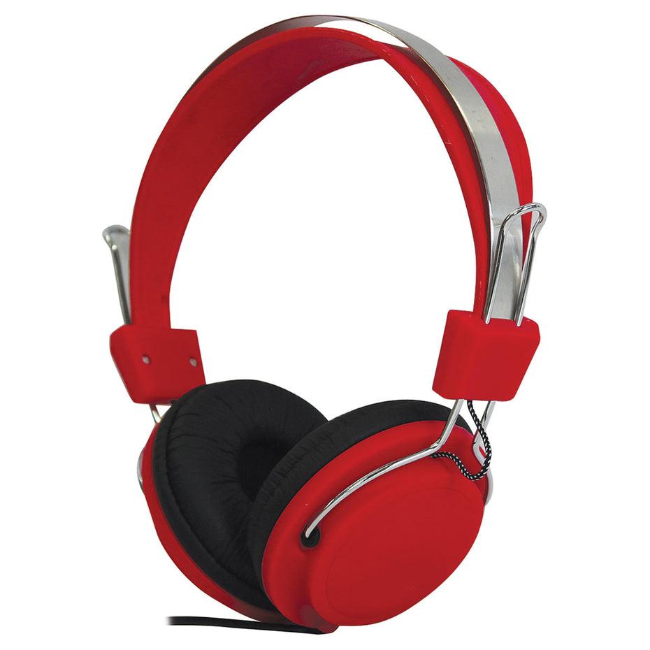 G141ER - Soundlab stereo headphones Red