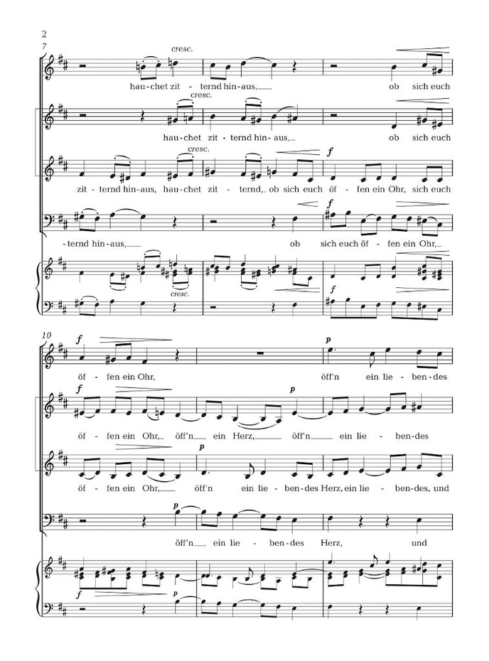HL00373818 - Brahms Funf Gesange Op 105 Default title