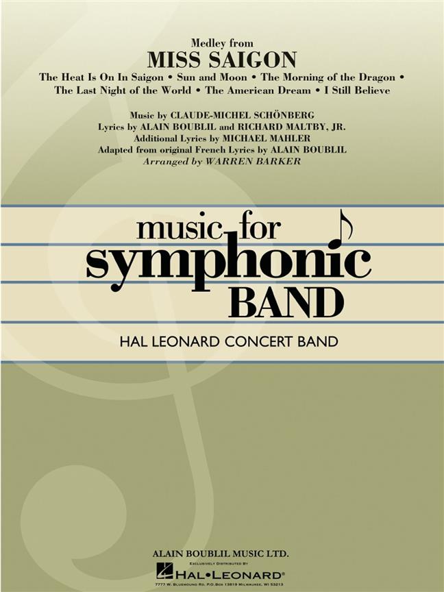 HL04001507 - Miss Saigon: Hal Leonard Concert Band Default title