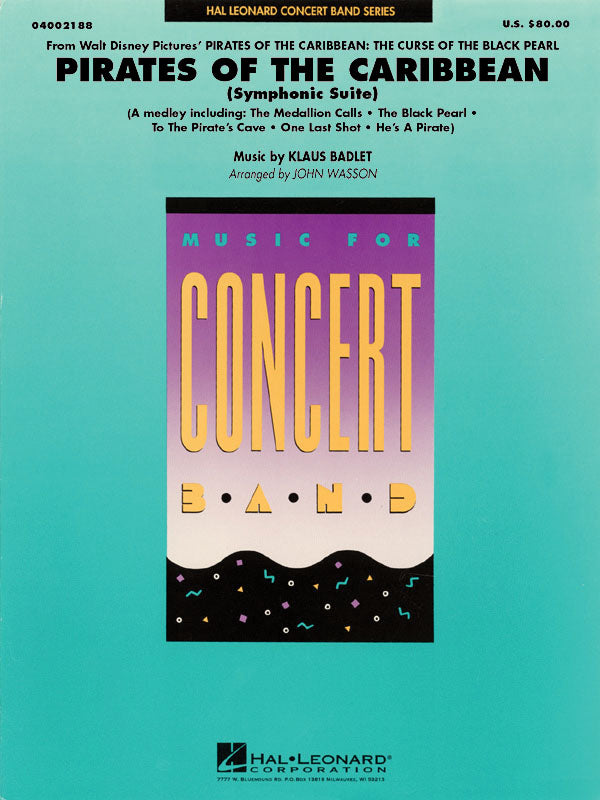 HL04002188 - Pirates of the Caribbean (Symphonic Suite): Hal Leonard Concert Band Default title