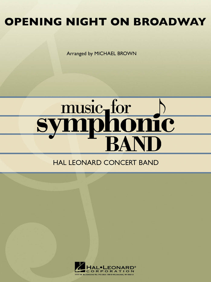 HL04002583 - Opening Night on Broadway: Hal Leonard Concert Band Default title