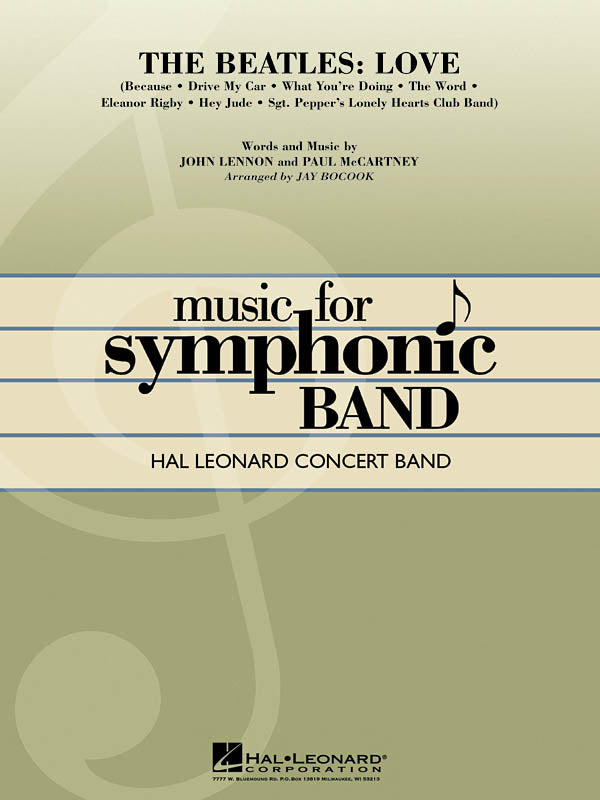 HL04002763 - The Beatles: Love: Hal Leonard Concert Band Default title