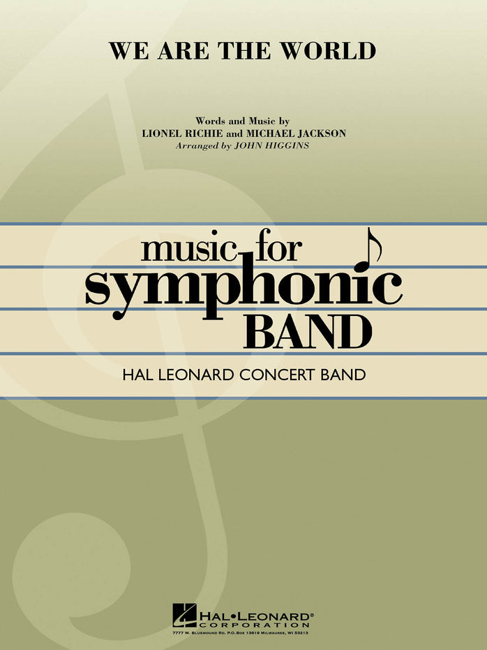HL04002983 - We Are the World: Hal Leonard Concert Band Default title