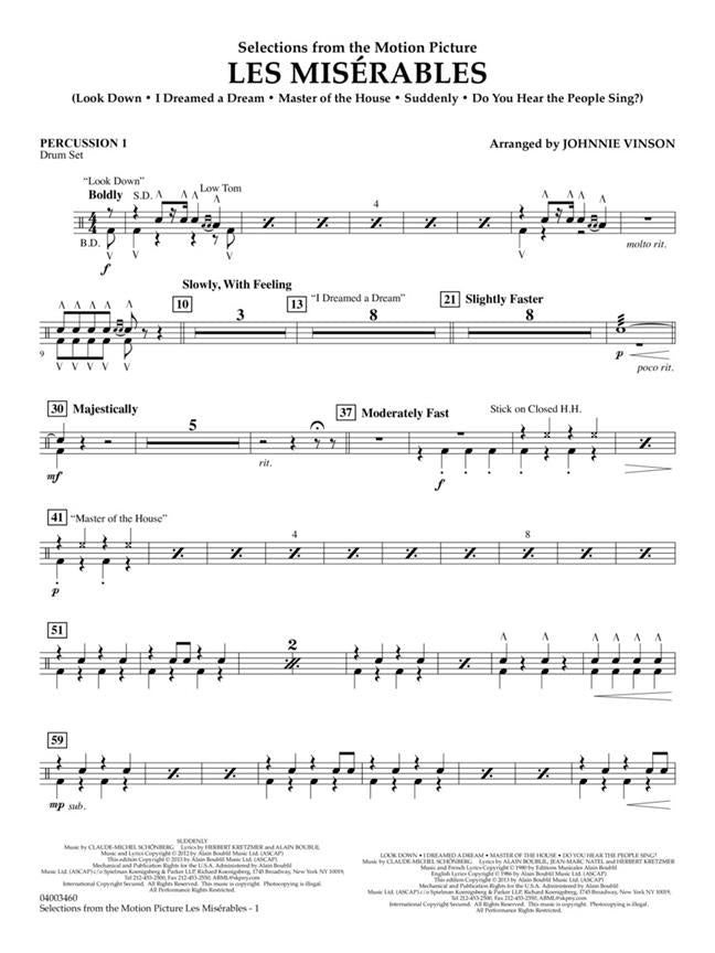 HL04003460 - Les Miserables (Selections From the Motion Picture): Flex-band Default title