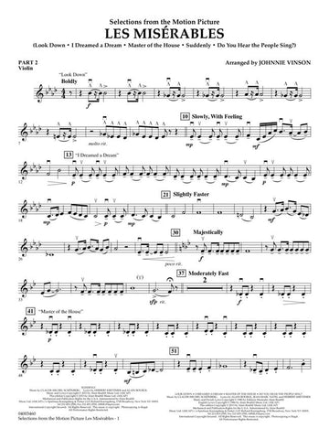 HL04003460 - Les Miserables (Selections From the Motion Picture): Flex-band Default title