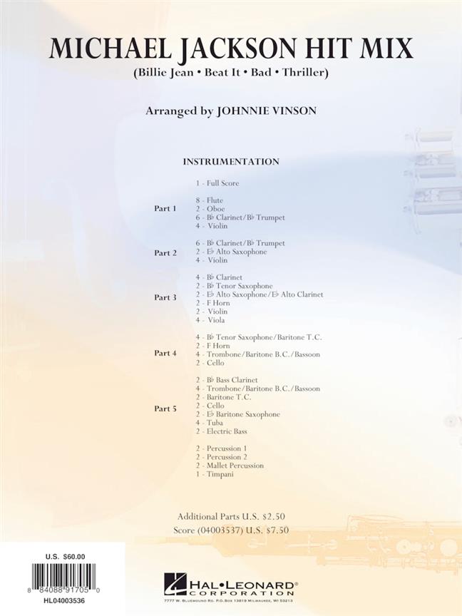 HL04003536 - Michael Jackson Hit Mix: Flex-Band Default title