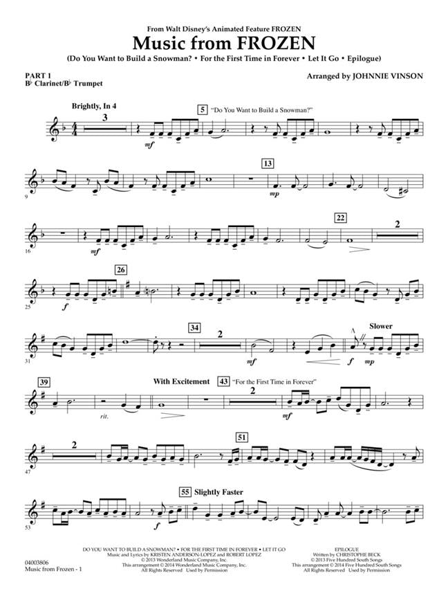 HL04003806 - Music From Frozen: Flex-Band Default title